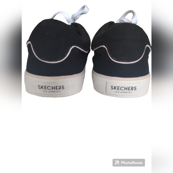 Skechers air cooled memory foam black and white sneakers - Picture 3 of 5